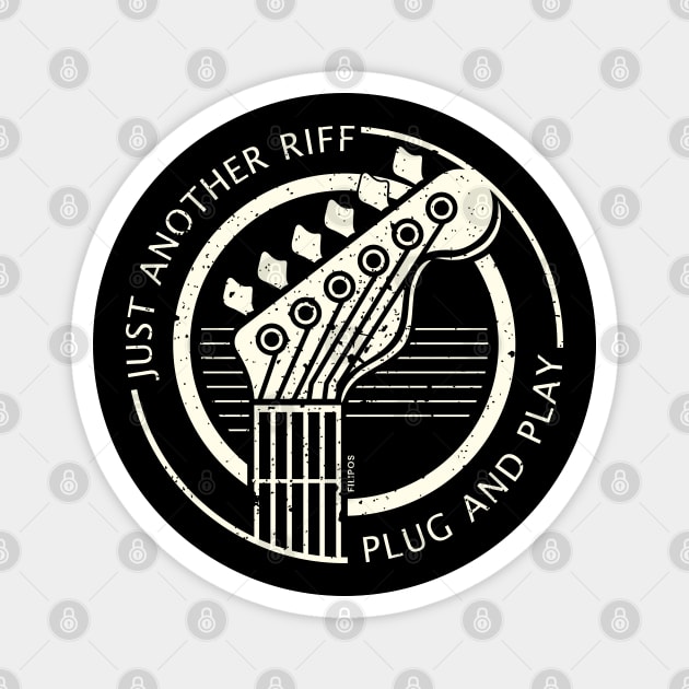Just Another Riff. Plug & Play Magnet by filiposwear